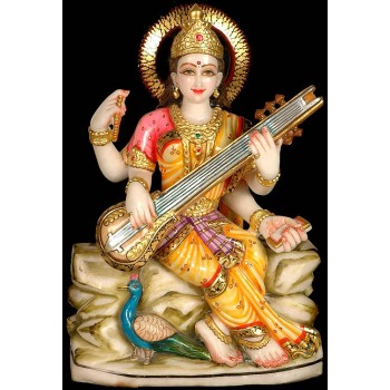 Idol of Goddess Saraswati